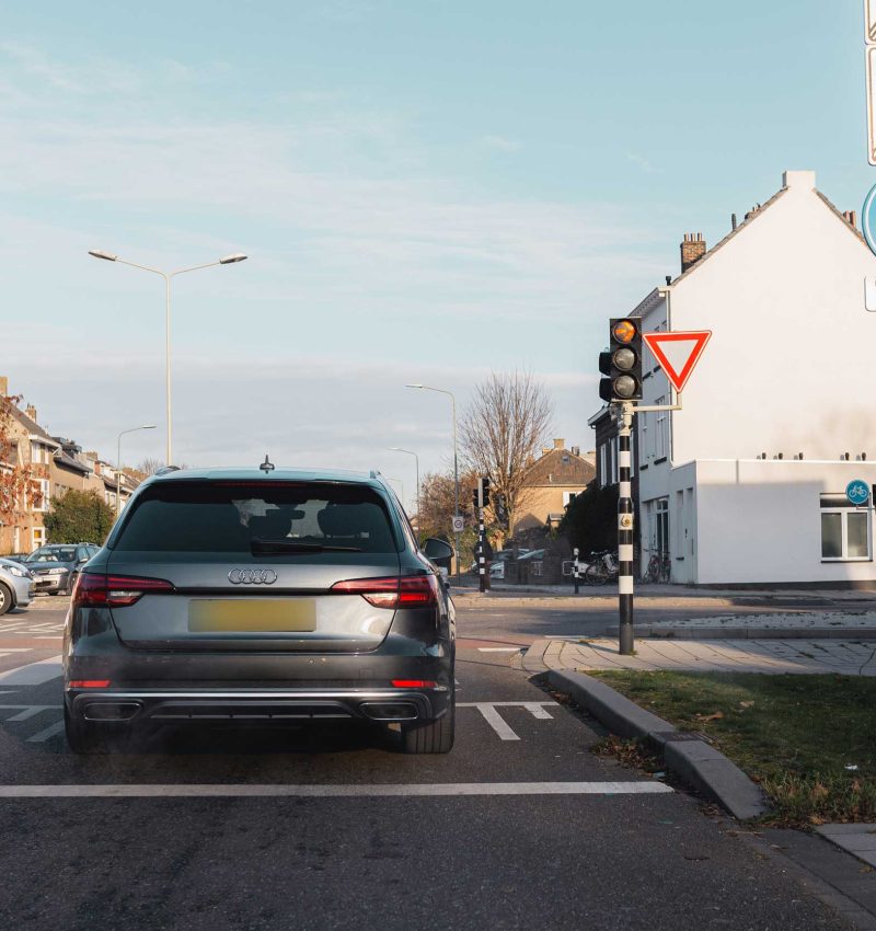 boete door rood rijden